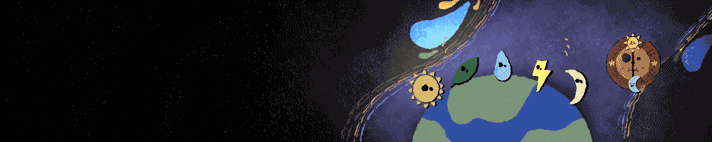 Illustration of planets GIF