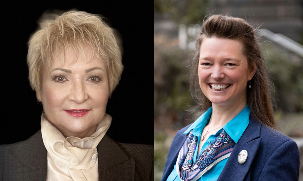 Distinguished Professor Elena Ivanova and Associate Professor Gail Iles.