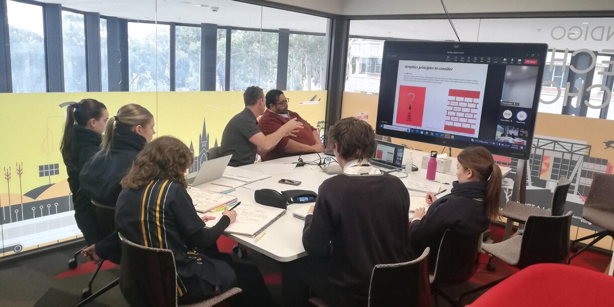 Highschool students from Bendigo Tech School