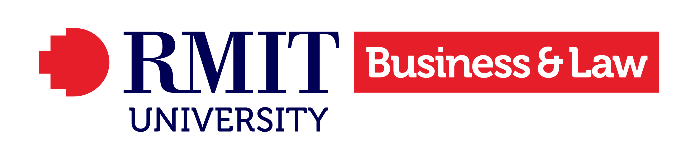 RMIT College of Business and Law logo