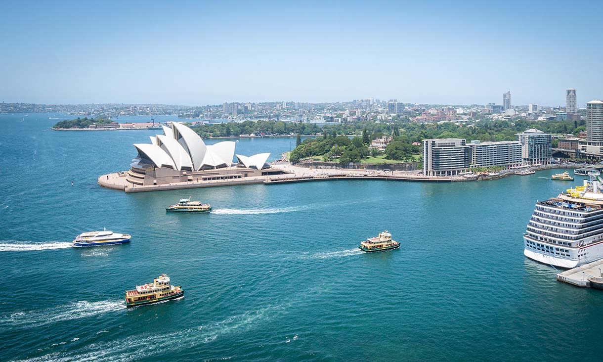 Sydney Harbour with Sydney Opera House