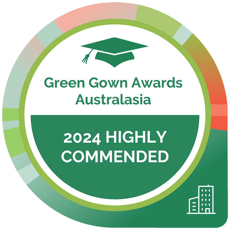 Green Gown Awards Australasia 2024 Highly Commended logo