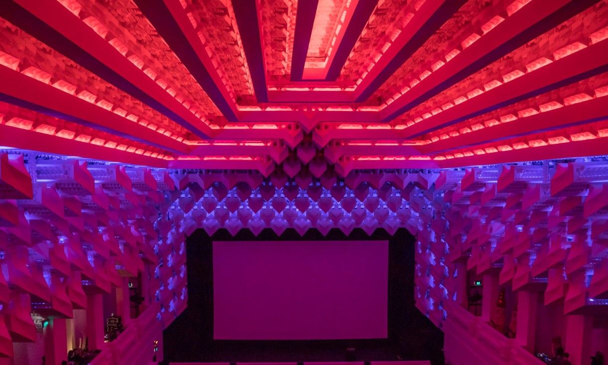 View from inside the Capitol theatre