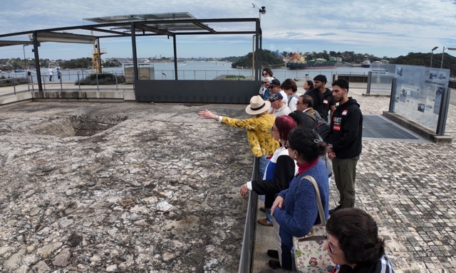 Outdoor workshop for SydWest seniors and RMIT students at the Coal Loader Centre for Sustainability in Sydney.