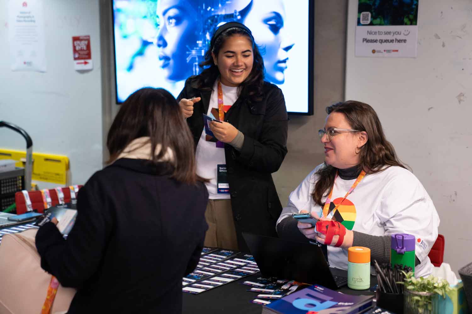 Registration staff