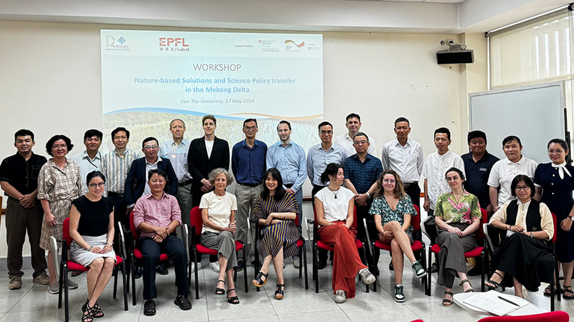 Attendees at the NbS forum for the Mekong Delta in Can Tho, Vietnam.