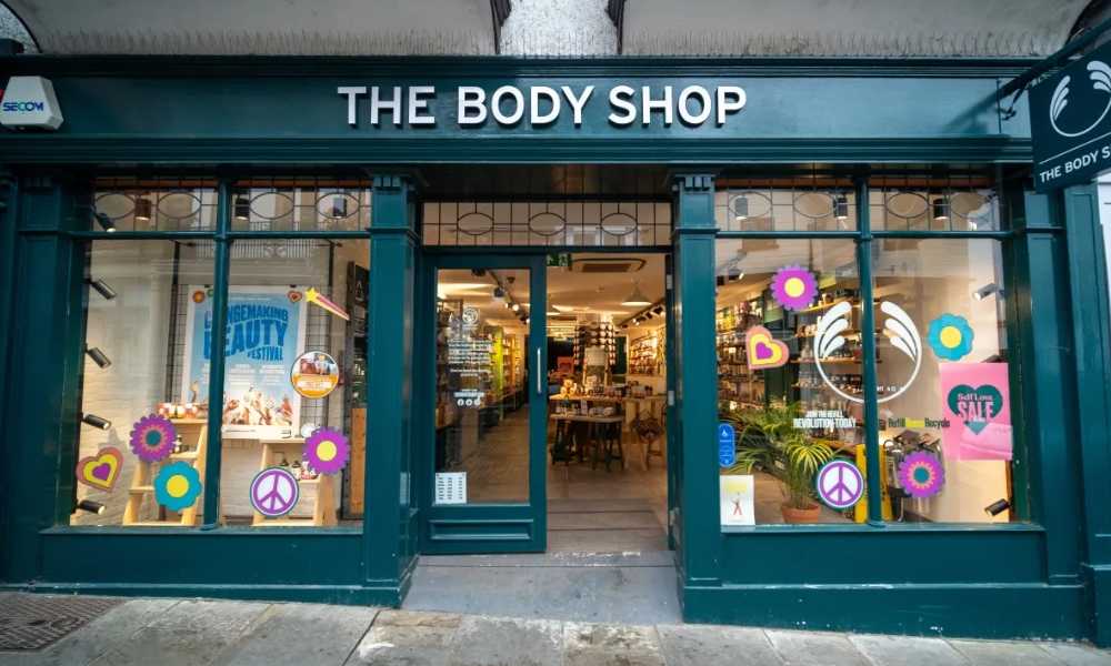 The body shop retail front