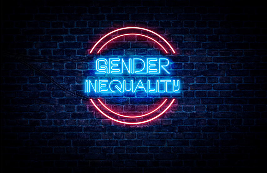 Gender equality in neon lights