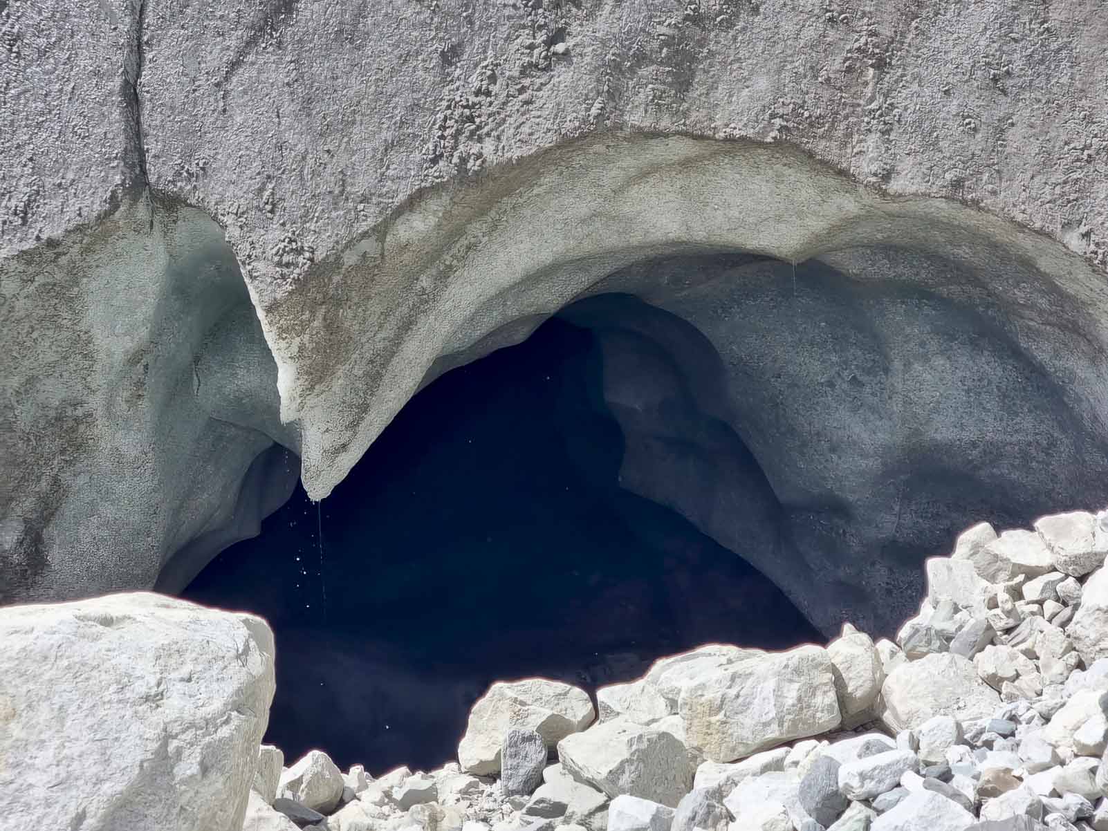 Ngozumpa Glacier Ice Cave 