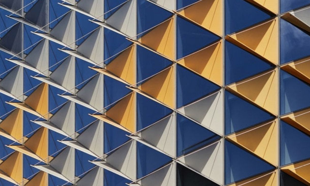 Close up of RMIT building