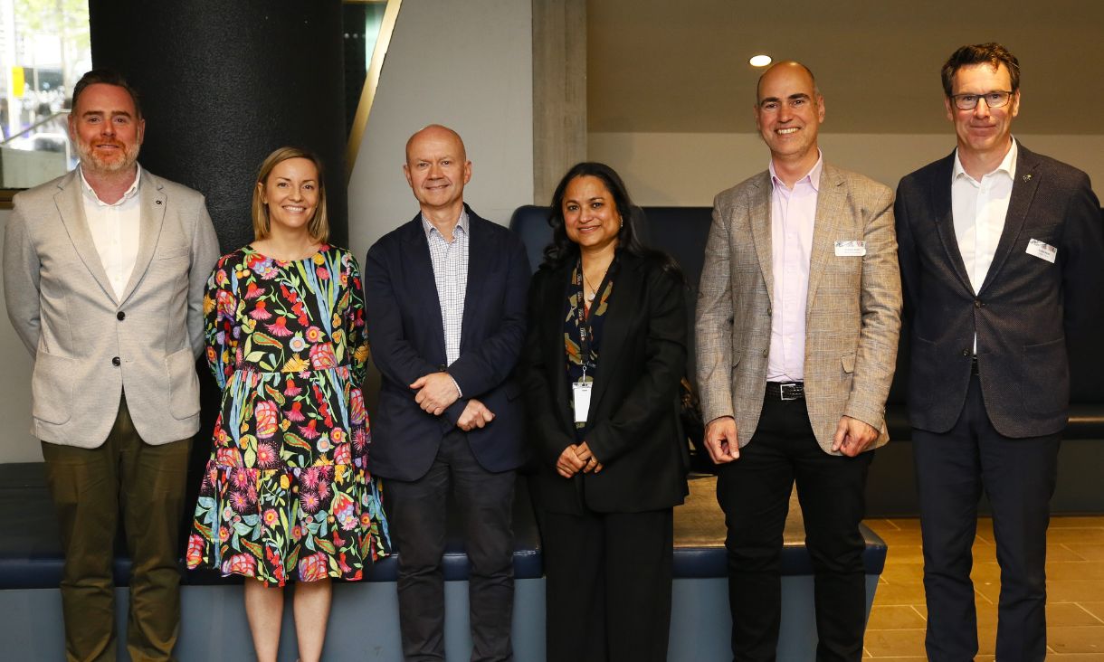 Group photo of leaders from industry and RMIT