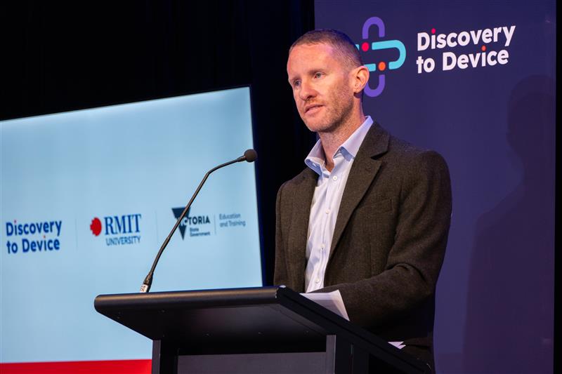 The Hon. Dylan Wight MP, Parliamentary Secretary for Jobs and Industrial Relations, made remarks at the event.